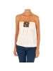 Met Jeans Top in Beige