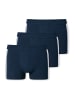 Schiesser Boxer 3PACK Shorts in Dunkelblau