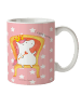 Mr. & Mrs. Panda Kaffeebecher Einhorn König ohne Spruch in Rot Pastell