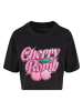 Mister Tee Mister Tee Damen Cherry Bomb Ladies Short Overized Tee in black