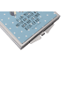 Mr. & Mrs. Panda Handspiegel Pinguin mit Kind mit Spruch in Blau Pastell