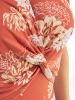 sheego Halbarmshirt in terra-vanille-bedruckt
