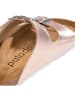 Palado Pantoletten Korfu Metallic in Kupfer-Rose/Silber