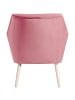 others SESSEL Kachka Bezug Samtvelour Buche natur / rosé