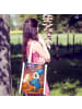 Mr. & Mrs. Panda Shopping Tasche Panda Zauberer Design mit Spruch in Weiß
