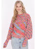 IZIA Damen Pullover in Pink Mehrfarbig