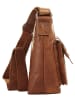 SPIKES & SPARROW Umhängetasche echt Leder in cognac