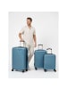 Check.In Paradise 2.0 4 Rollen Kofferset 3-teilig mit Dehnfalte in glacier blue