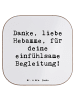 Mr. & Mrs. Panda Tischuntersetzer Spruch Liebe Hebamme mit Spruch in Weiß