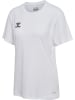 Hummel Sportshirt "Hmlessential Jersey S/S Woman" in Weiß