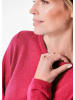GOLDNER Kaschmirpullover mit U-Boot Ausschnitt in pink