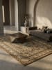 KADIMA DESIGN Teppich Kurzflor Waschbar Orientalisch ALETSCH Strapazierfähig in Beige