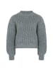 Libbi Damen Sweater in GRAU MELANGE