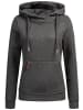 Alessandro Salvarini Hoodie Alessandro Salvarini Damen Sweatshirt Hoodie Kapuzen Pullover AS298 in Dunkelgrau