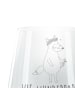 Mr. & Mrs. Panda Gravur Windlicht Fuchs Blumen mit Spruch in Transparent