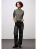 Street One LTD QR printed mesh turtle nec in Sanded Beige