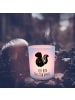 Mr. & Mrs. Panda Windlicht Stinktier Blume mit Spruch in Transparent