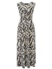 Aniston SELECTED Sommerkleid in natur-beige-anthra-schwarz-camel