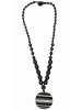 collezione alessandro Lange Kette " Carolin " in schwarz