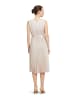 BETTY & CO Chiffonkleid mit Plissee in Grau