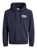 Jack & Jones Hoodie 'JJGEPLAS' in dunkelblau