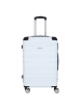 Nowi Rhodos 4 Rollen Trolley 68 cm weiss-sz