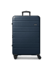 Saxoline Miami 4 Rollen Trolley L 75 cm mit Dehnfalte in navy blue
