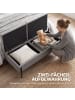 HOMCOM Sitzbank-117L x 50B x 44H cm-Grau