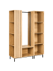 Beliani 2-tlg Kleiderschrank LEANDRO in Braun