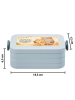 Mr. & Mrs. Panda Bento Box Bären Liebe Design mit Spruch in Blau Pastell