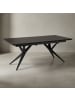 KADIMA DESIGN Esszimmertisch 180 - 260 cm Ausziehbar Keramik Glas , in Schwarz