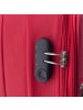 Gladiator 2100 2 Rollen Trolley 72 cm mit Dehnfalte red