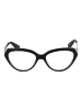 Yohji Yamamoto Unisex Optische Fassungen Vollrandige Brille Schwarz