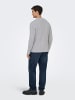 ONLY & SONS Strickpullover in Light Grey Melange