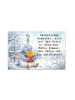 Mr. & Mrs. Panda Puzzle Taube Winter Pommes Design mit Spruch in Weiß