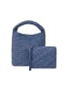 usha BLUE LABEL Women 2-In-1 Tote Bag Set in Light Blue