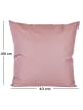 JACK 1x Outdoor Kissenhülle 40x40cm Uni in Altrosa