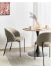 Beliani 2er-Set Esszimmerstuhl PENNY in Beige/Schwarz