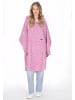 Schmuddelwedda Women Coat in aqua pink leo