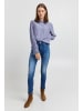 Pulz Jeans PZJOY skinny fit in Medium Blue Denim