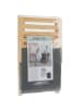 Storage Solutions Regal mit Stoffboxen in Grau, (B) 25,5 x (H) 46 x (L) 27,5 cm