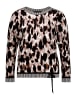 Betty Barclay Strickpullover langarm in Beige/Schwarz