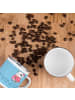 Mr. & Mrs. Panda Camping Emaille Tasse Beste Brautjungfern mit S... in Sky Blue