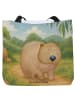 Mr. & Mrs. Panda Strandtasche Wombat Design ohne Spruch in Weiß