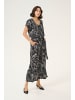 Kaffe Overall KAmira Loose fit in Black/Chalk Graphic Print