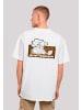 F4NT4STIC Oversize T-Shirt Pinocchio Maybe Tomorrow in weiß