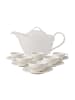 Villeroy & Boch 3-tlg. Tee-Set New Cottage Basic in Weiß – in weiß