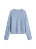 Marc O'Polo DENIM Bouclé-Pullover oversize in Blue Dusk