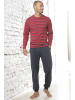 H.I.S Pyjama in rot-navy