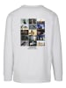 Merchcode Merchcode Herren Star Wars Photo Collage Longsleeve in white